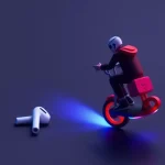 iPhone game RidePods features clever AirPods steering trick