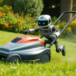 Runaway robot lawnmower escapes in thrilling rebellion