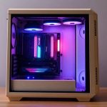 SilverStone beige retro gaming PC case ideal for sleeper builds