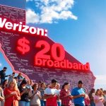 Verizon offers $20 broadband in California for merger approval