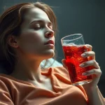Woman hospitalized for pain and vomiting diet soda helped her