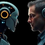 Coste por hora de un robot humanoide con IA frente a un humano