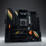 Gigabyte X870E motherboard features advanced options and bottle opener