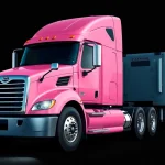 Mack promotes breast cancer awareness with pink trucks