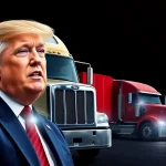 Trump announces truck tariffs starting November 1 with Carney