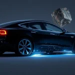 Meteorite possibly hits Tesla, car continues driving normally