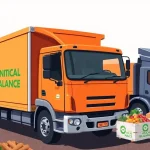 Trucks for Change Network partners excel in food sorting challenge